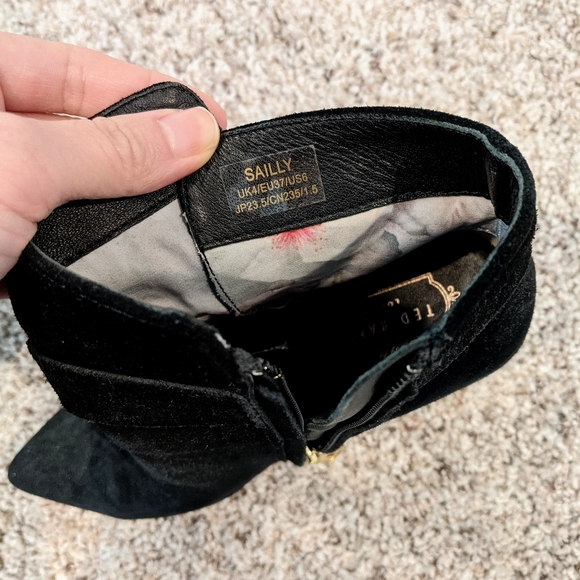 Ted Baker Sailly Pointed Toe Suede Boot - Picture 5 of 6